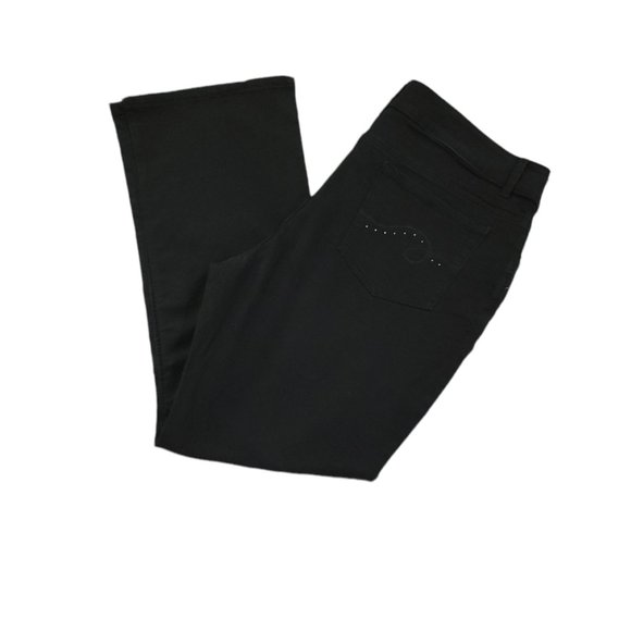 Rider By Lee Indigo Woman Plus Size Black Pant (Sz 20W M) - Picture 6 of 8